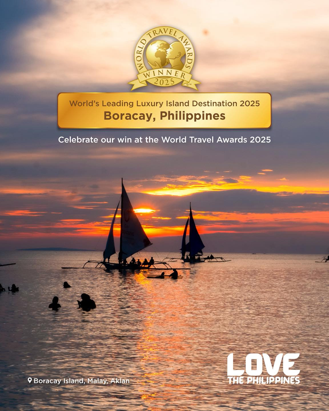 World Travel Awards 2025 — Boracay World's Leading Luxury Island Destination